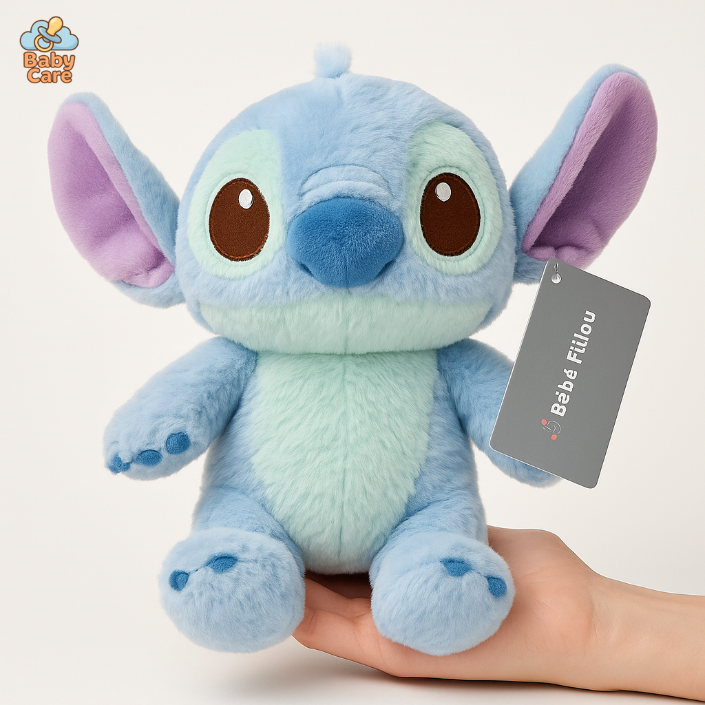 Peluche Stitch 100% coton - vue de face