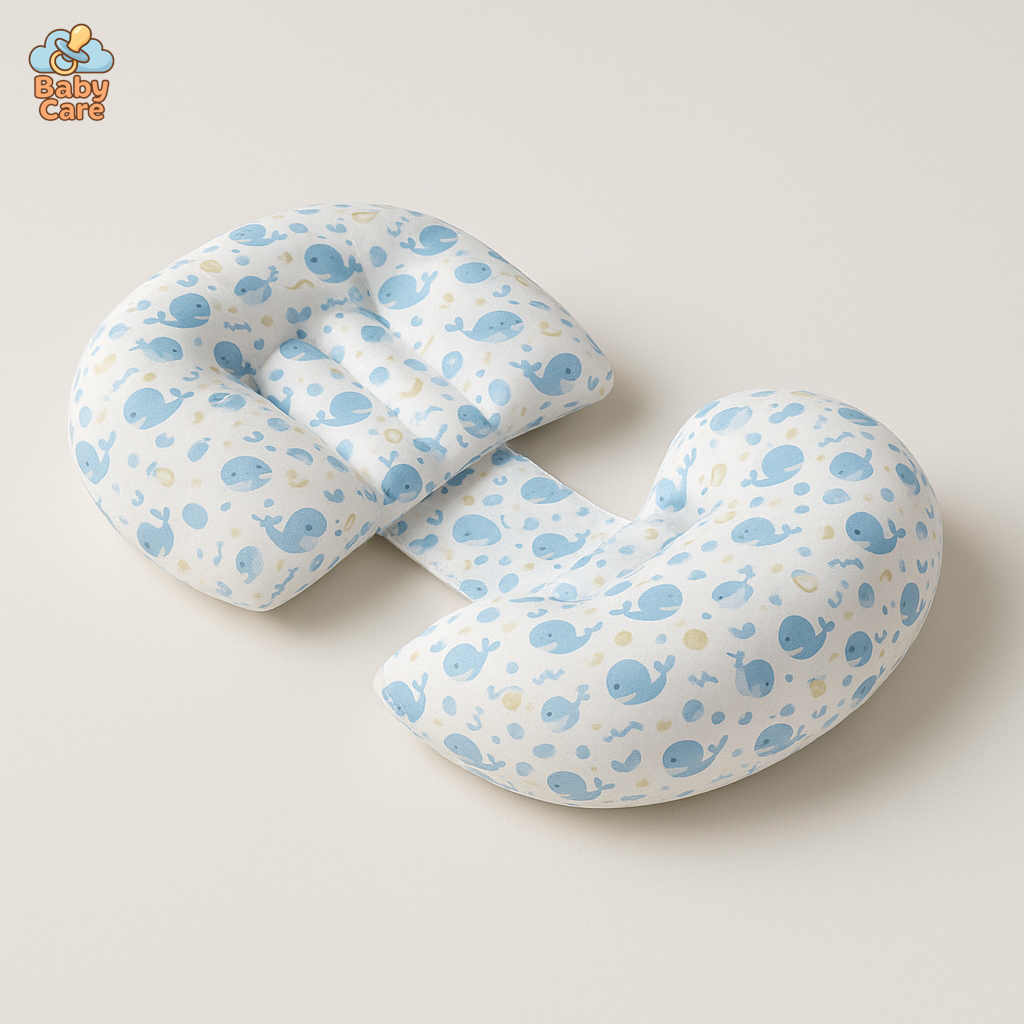 Coussin de Grossesse Ajustable Baleine - vue de face