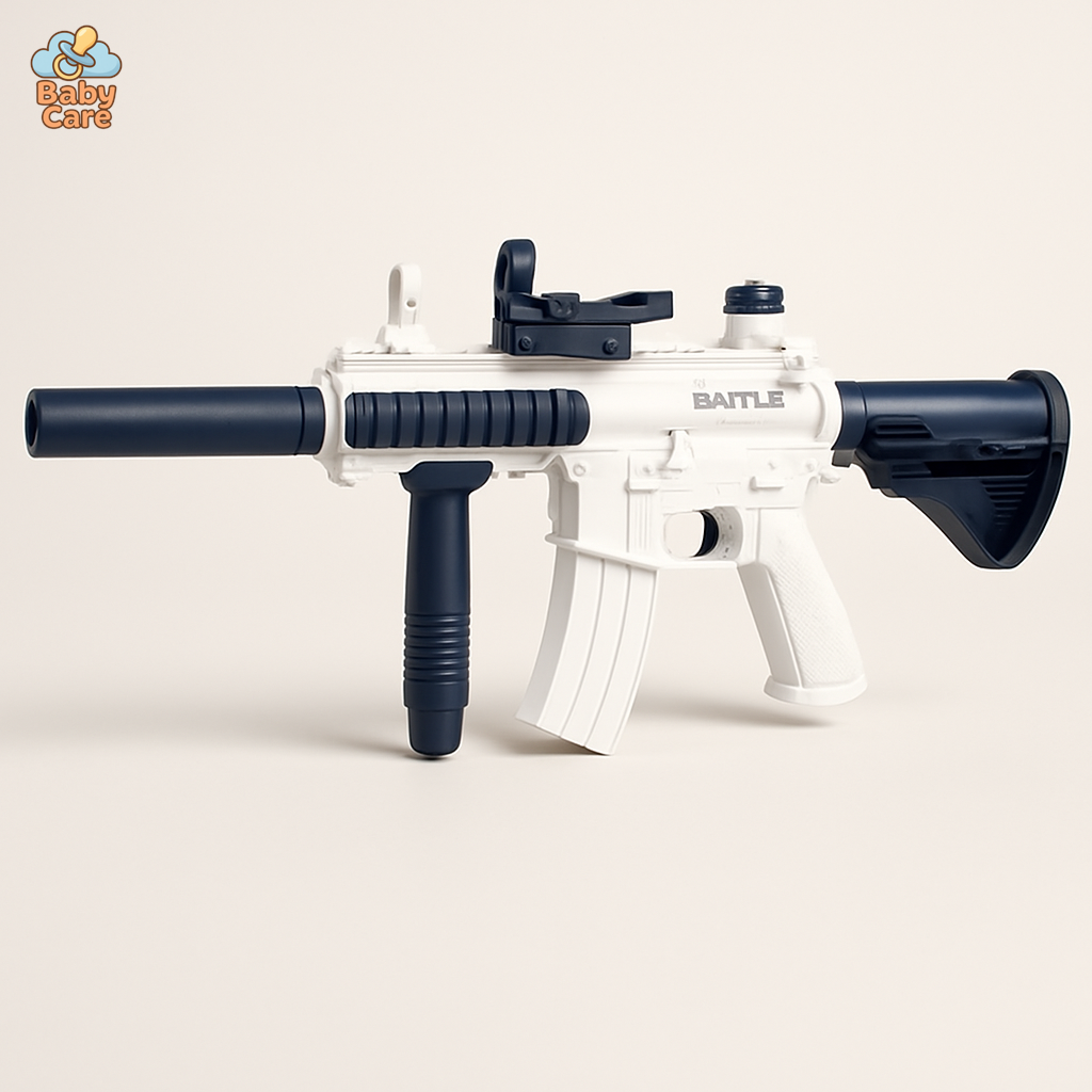 Pistolet à eau électrique et M416 - vue de face