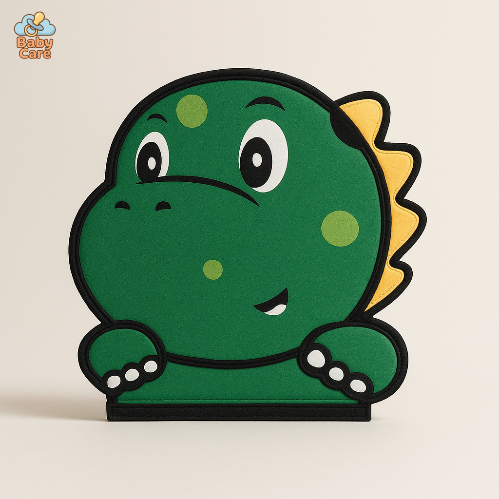 Planche d'activités Montessori Dino - vue de face