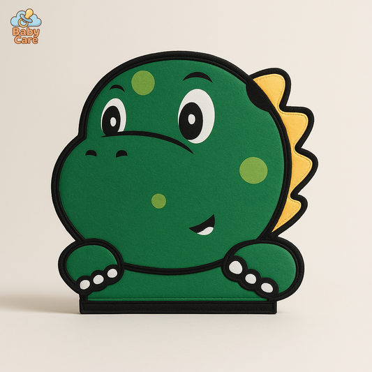 Planche d'activités Montessori Dino - vue de face