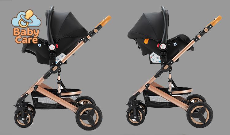 Poussette Trio 3 en 1 – Poussette, Landau et Siège Auto - packaging du produit