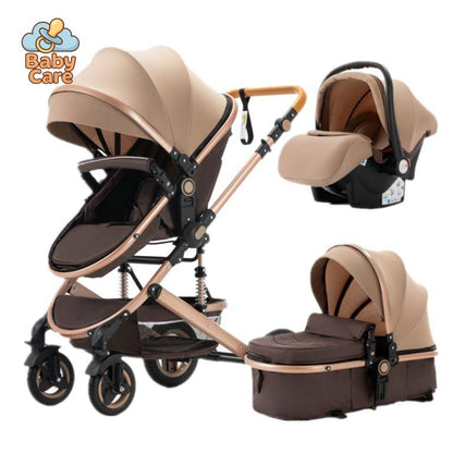 Poussette Trio 3 en 1 – Poussette, Landau et Siège Auto - détail du produit