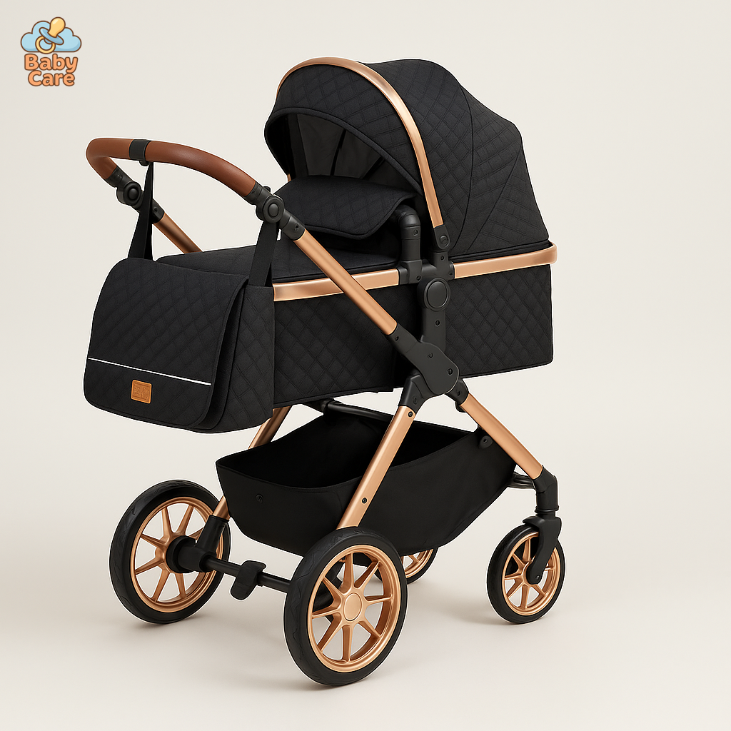 Poussette trio 3 en 1 Dernière génération – Poussette, Landau, Siège Auto et ses accessoires - vue de face