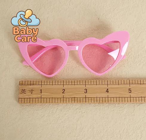 Lunettes de soleil bébé vintage en forme de cœur - photo 22