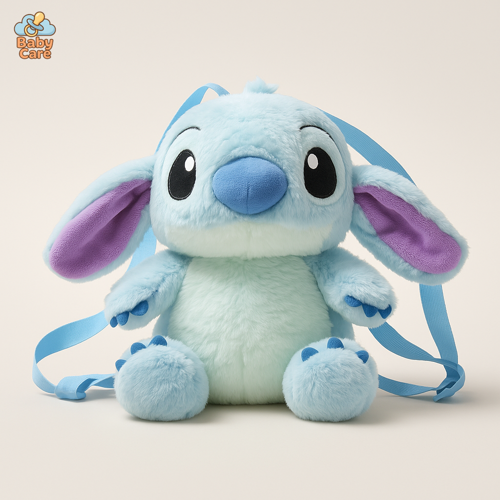 Sac à Dos Stitch en Peluche Mignon - vue de face