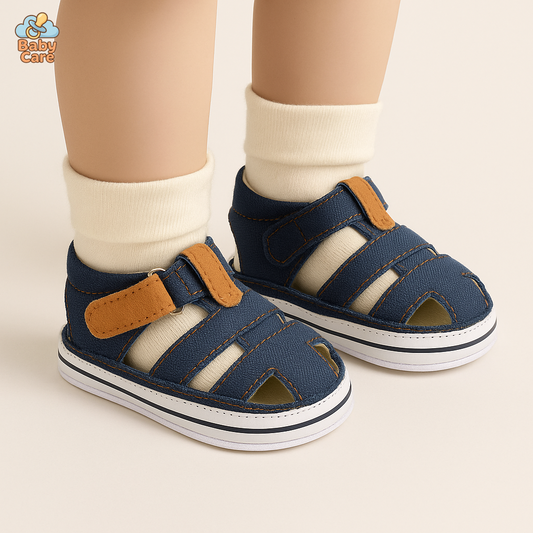 Sandales bébé garçon semelles conforts - vue de face