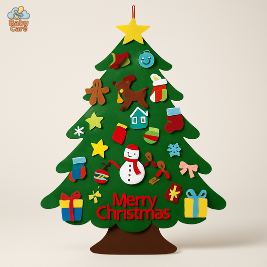 Sapin de Noël Montessori Lumineux - vue de face