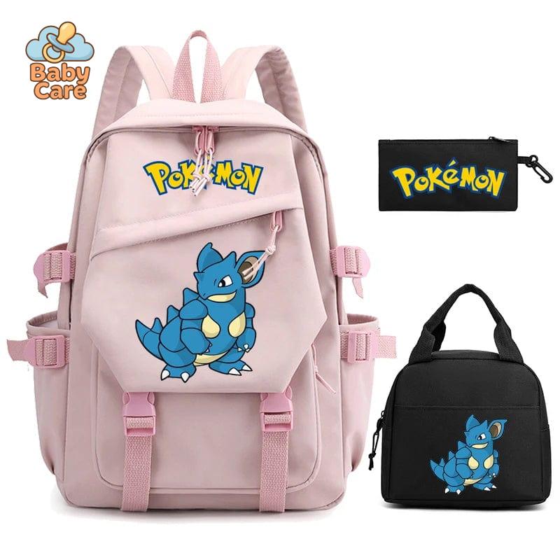 Cartable Pokemon Sac d'école Spacieux - utilisation en situation