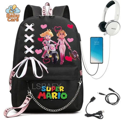 Cartable Mario Princesse Peach - photo 25