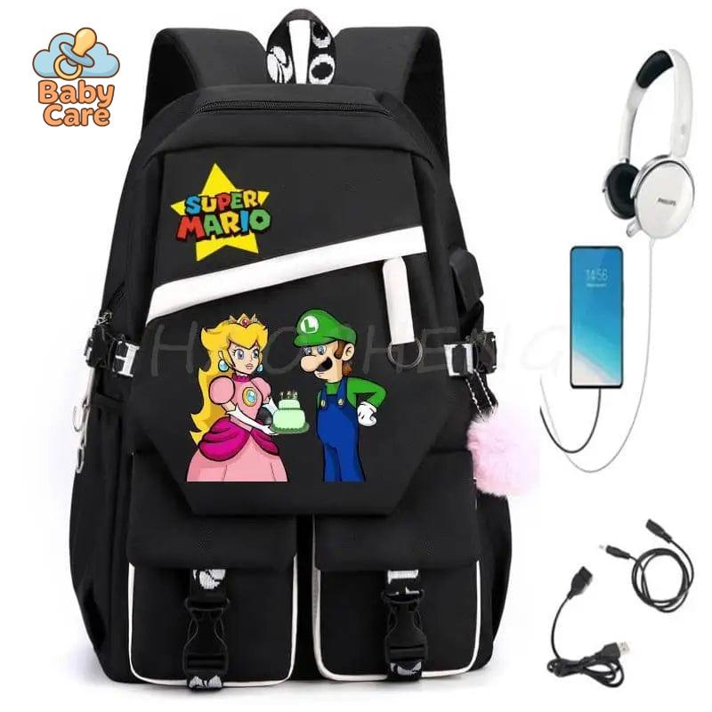 Cartable Mario Intelligent Grande Capacité - détail du produit