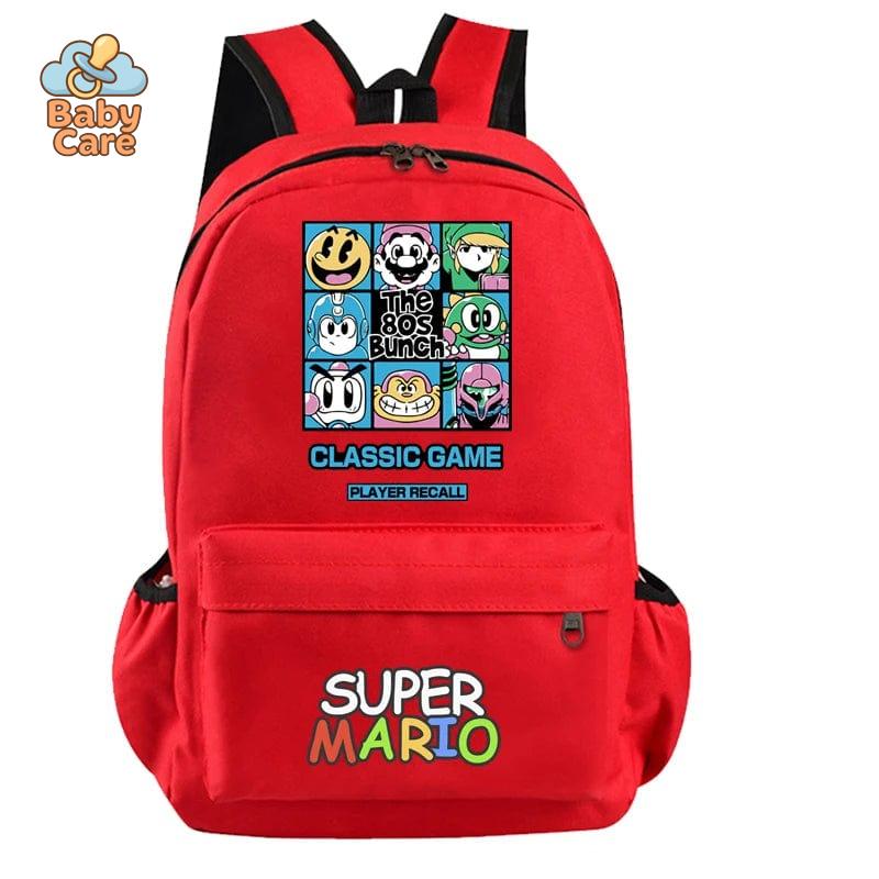 Cartable Mario Imprimé Coloré - photo lifestyle