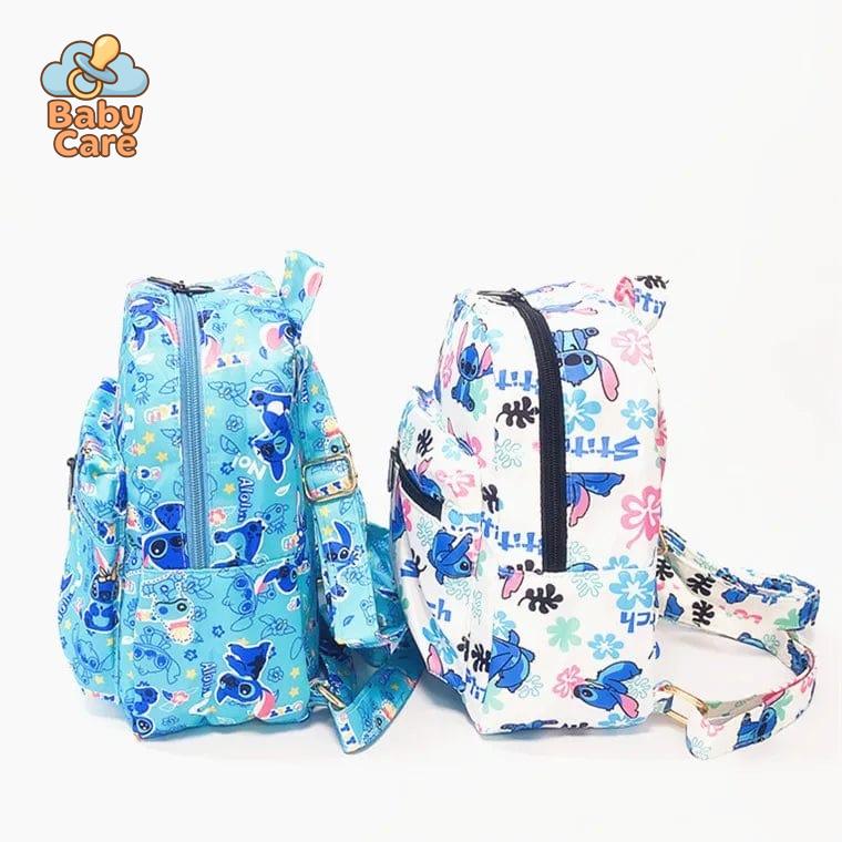 Cartable Stitch avec Poches de Rangement - vue de face