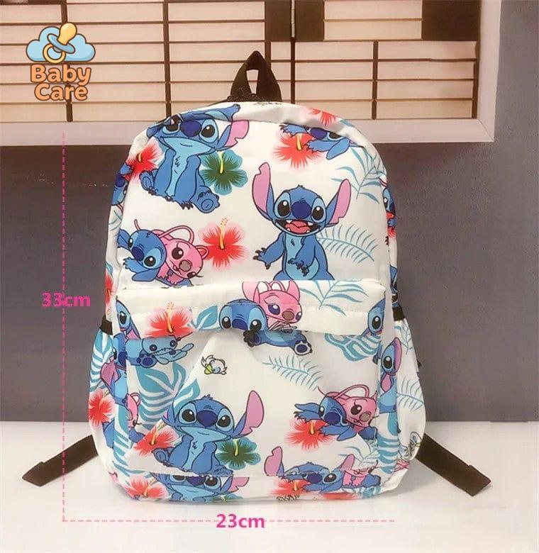Cartable Stitch Rentrée Scolaire Fourniture - vue de profil