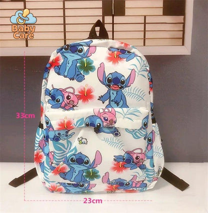 Cartable Stitch Rentrée Scolaire Fourniture - vue de profil