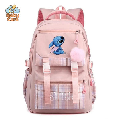 Cartable Stitch D'École Grande Capacité - photo lifestyle