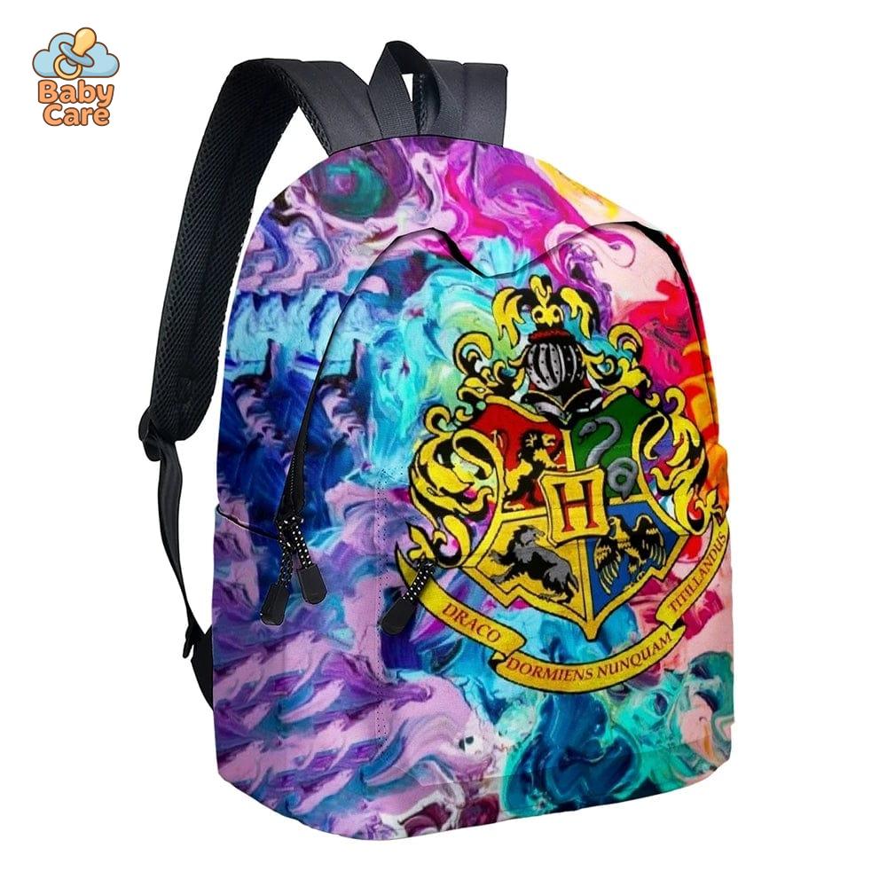 Cartable Harry Potter Coloré avec Trousse - détail du produit