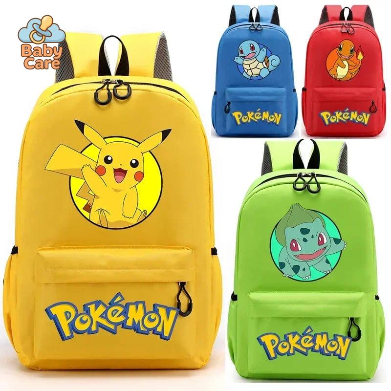 Cartable Pokemon Coloré Grande Capacité - vue de profil