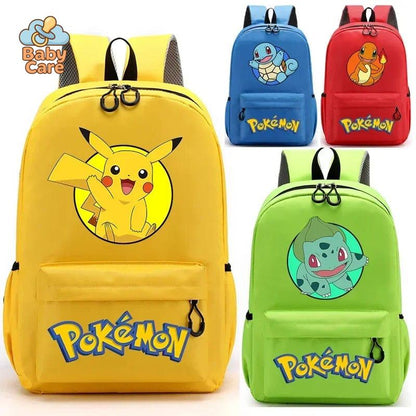 Cartable Pokemon Coloré Grande Capacité - vue de profil