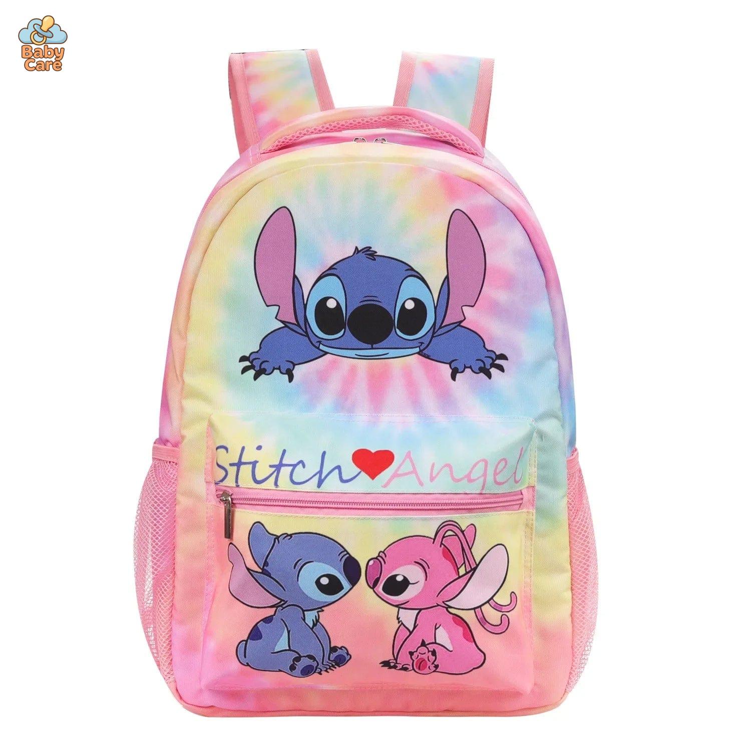 Cartable Stitch École Kawaii ou Accessoires - vue de profil