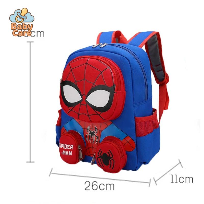 Cartable Spiderman 3D Poches Pratiques - zoom sur la matière