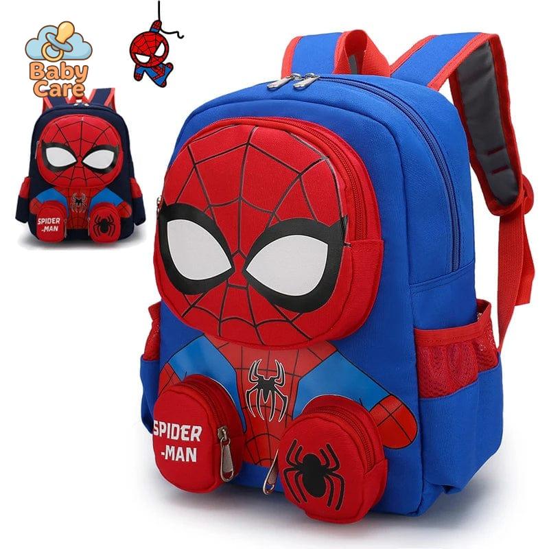 Cartable Spiderman 3D Poches Pratiques - vue de profil