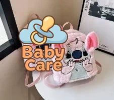Cartable Stitch Kawaii en Peluche - utilisation en situation