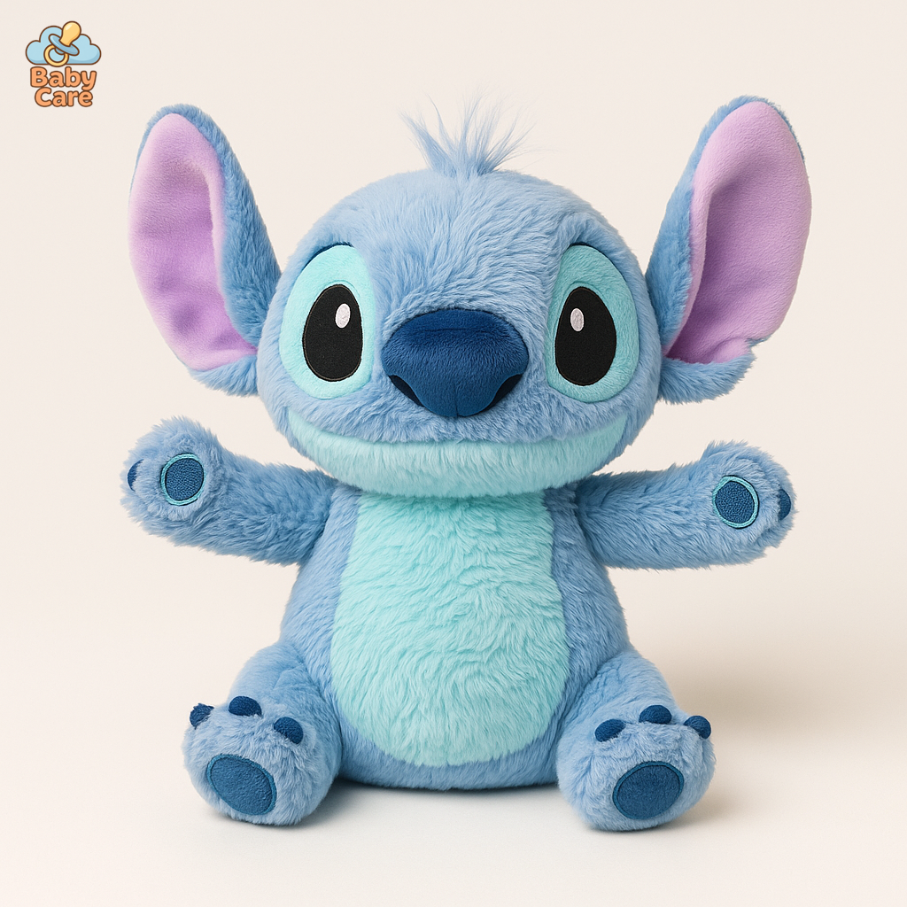 Trousse Stitch en peluche - vue de face