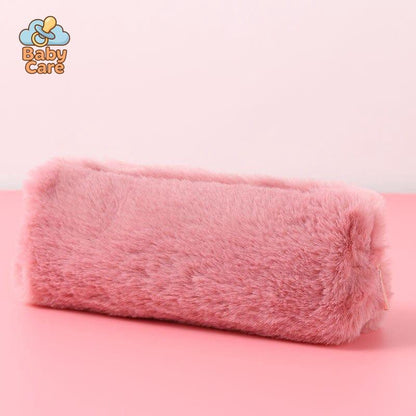 Trousse kawaii colorée en peluche - photo 8